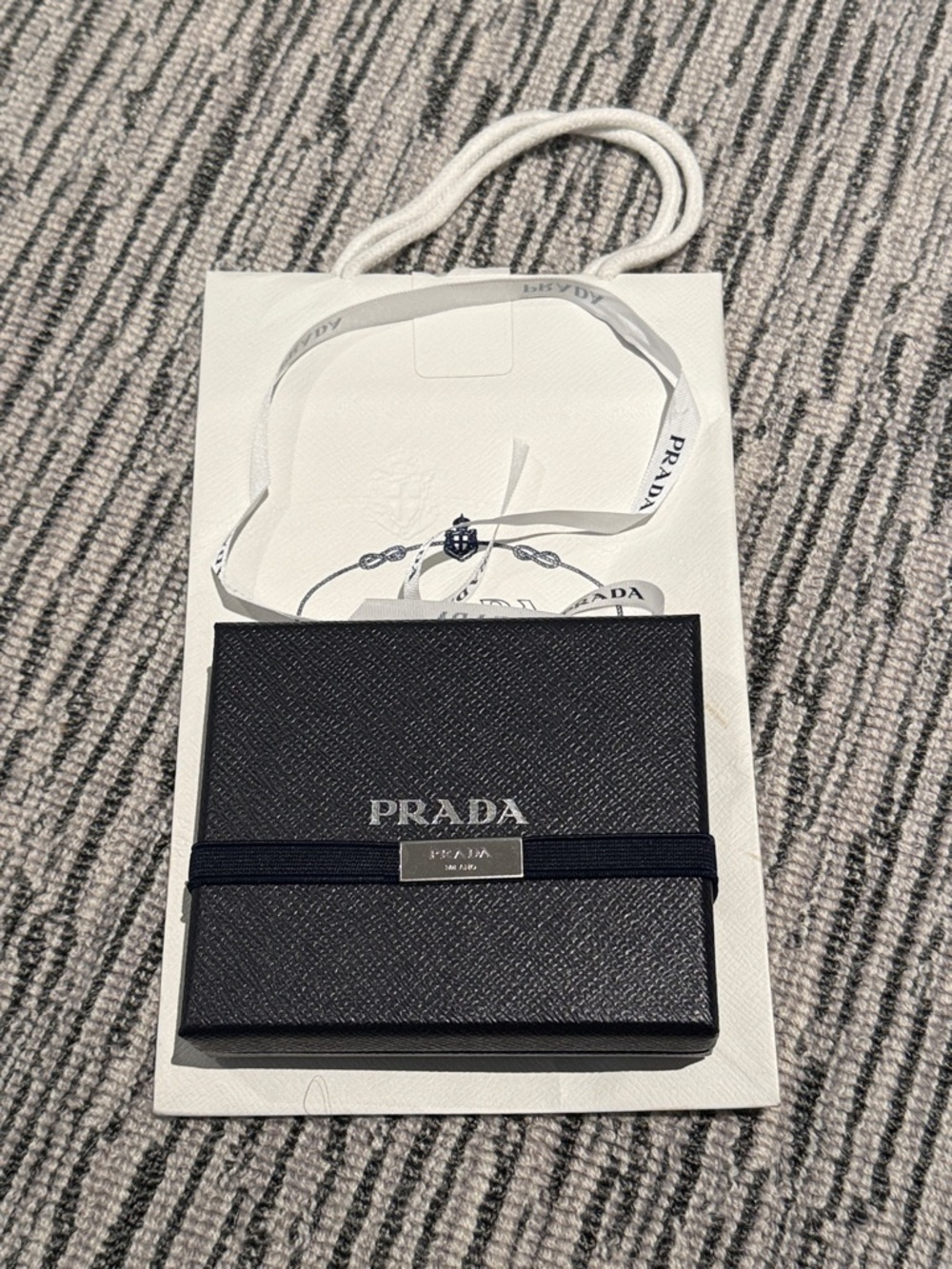 Prada card case wallet box